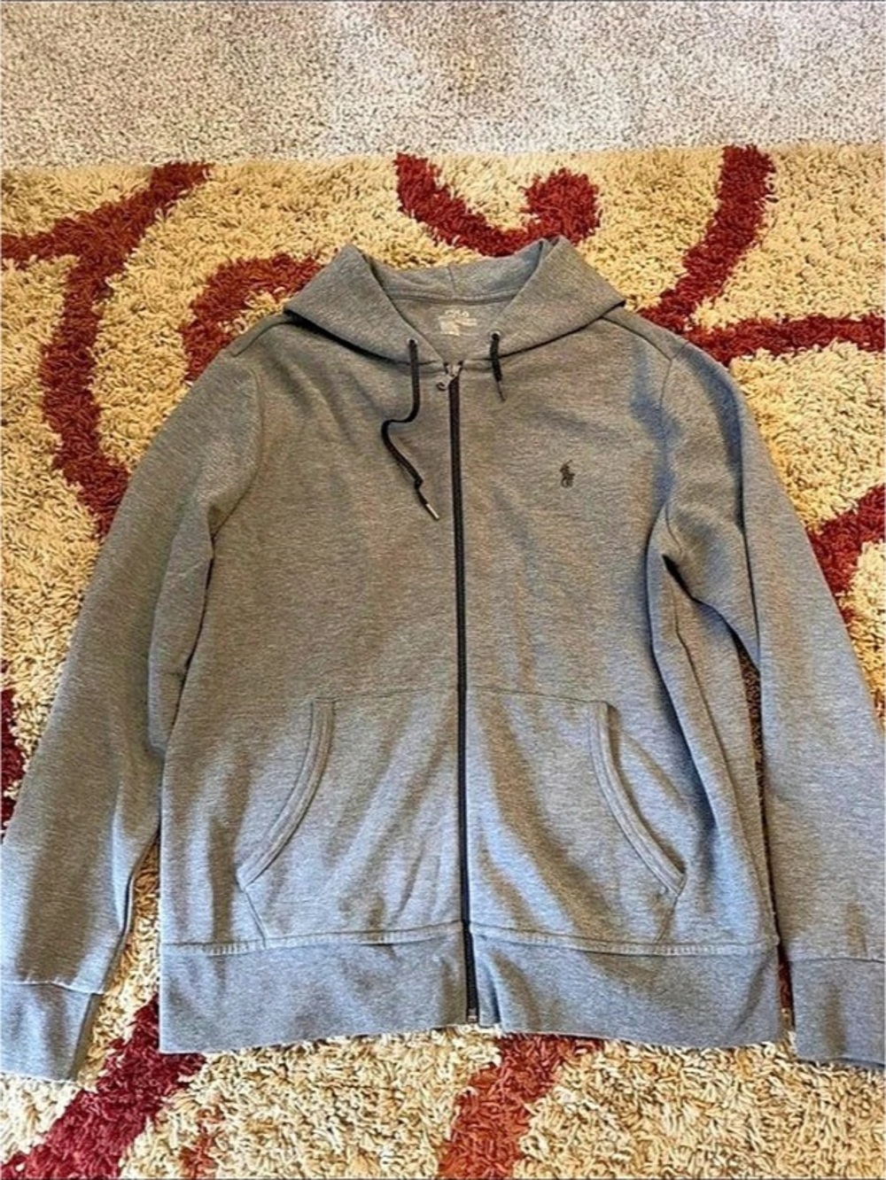Polo Ralph Lauren Fleece Full-Zip Hoodie Gray
